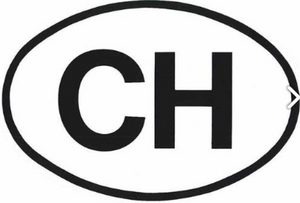 BADGES OVAL STICKER CH