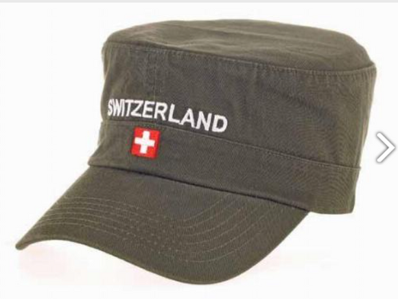 CAP -ARMY GREEN CH & SWITZERLAND - 70-1051