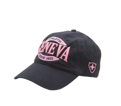 CAP GENEVA PINK & BLACK