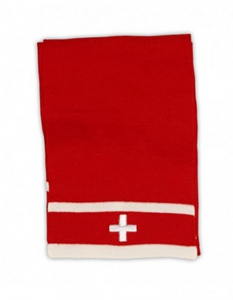 CH SCARF RED AND WHITE 180CM - 23.19