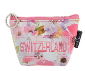 COIN WALLET PINK FLOWER  SWITZERLAND - 30-19-5-5