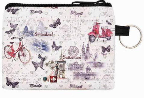 COIN WALLET WITH SHINY HEARTS - SWITZERLAND 72-0073