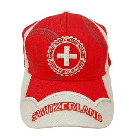 CAP SWITZERLAND RED