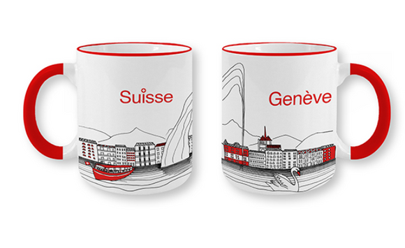 WHITE RED SWISS - GENEVA CUP