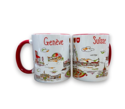 CUP RED  INTERIEUR GENEVE DESIGN. - 2307 GENEVE