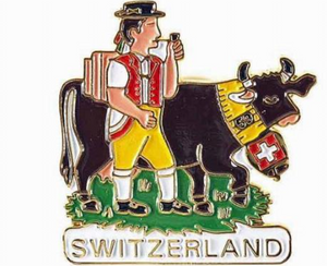 PIN SWITZERLAND COW