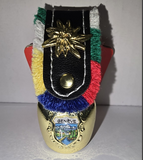 KEYRING WITH BELL SWITZERLAND & EDELWEISS