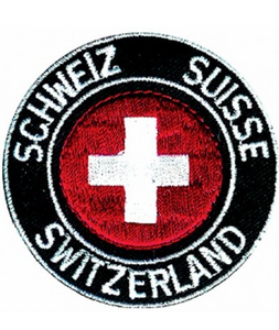 EMBROIDERED MOTIFS AROUND THE SUISSE SSS CROSS