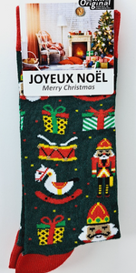 SOCKS SWITZERLAND MERRY CHRISTMAS 16416