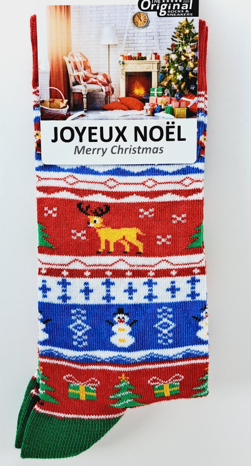 SOCKS SWITZERLAND MERRY CHRISTMAS 16418