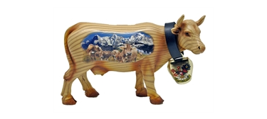 COW 3D 14CM WITH BELL- 16SW104