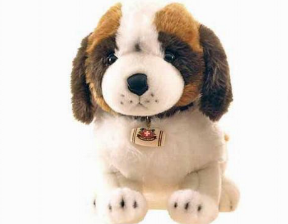 DOG ST. BERNARD PLUCH  35CM SITTING - 73-0426