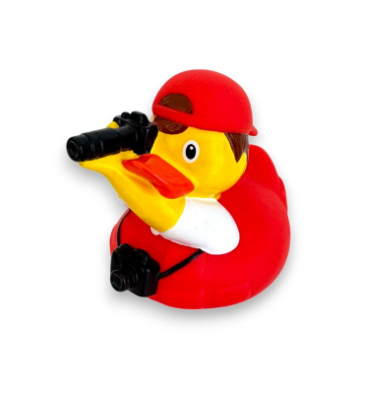 BATH DUCKPHOTOGRAPE  CH 9CM - 0704