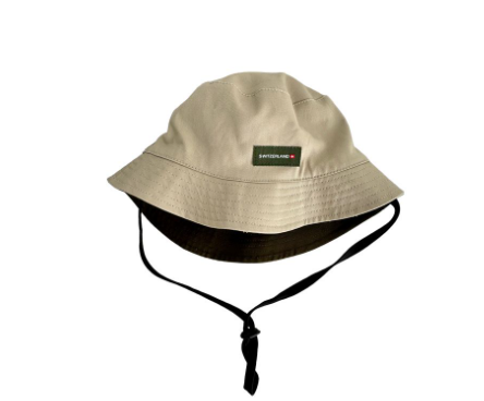 HAT  CREAM & KHAKI STAINGHT VERSE SWITZERLAND - 5920