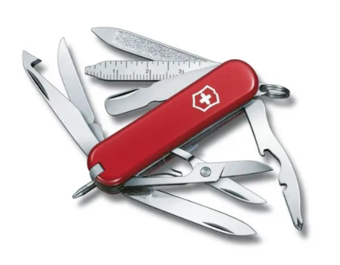 KNIFE VICTORINOX MID MINICHAMP RED - 0.6386