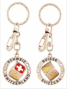 KEY RING METAL ROUND SWISS -  71-0561