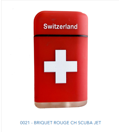 LIGHTER RED CH  SCUBA JET -  SWITZERLAND -0021