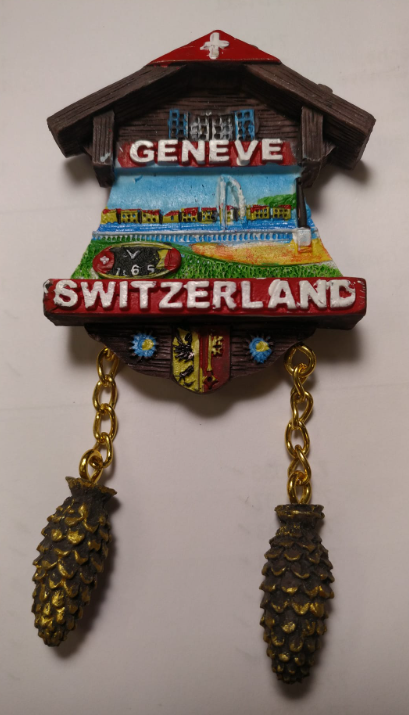 MAGNET COOKOO CLOCK SWITZERLAND & GENEVA