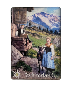 MAGNET-HEIDI &PETER WITH GOAT VINTAGE - 9204