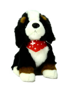 MOUNTAIN DOG WITH CH SCARF, SITTING 20CM - 79.4