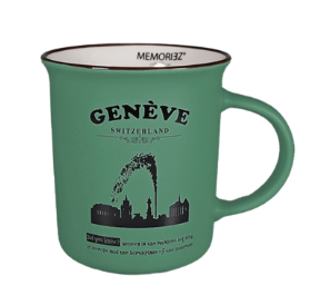 MUG STORY FUNTAIN GENEVA EMERALD MATT-  MUG36-1-2-5