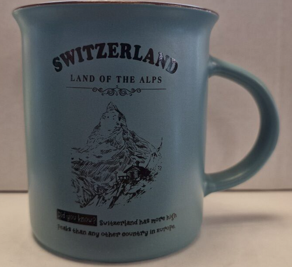 MUG SWITZERLAND LAND OF ALPS - MATT