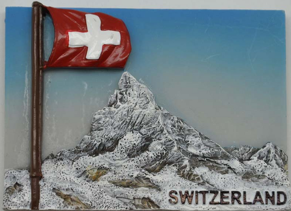 MAGNET MATTERHORN & FLAG - 10SW025