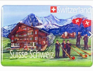 MAGNET - epoxy view chalet with player in cor des alpes- 71-0877