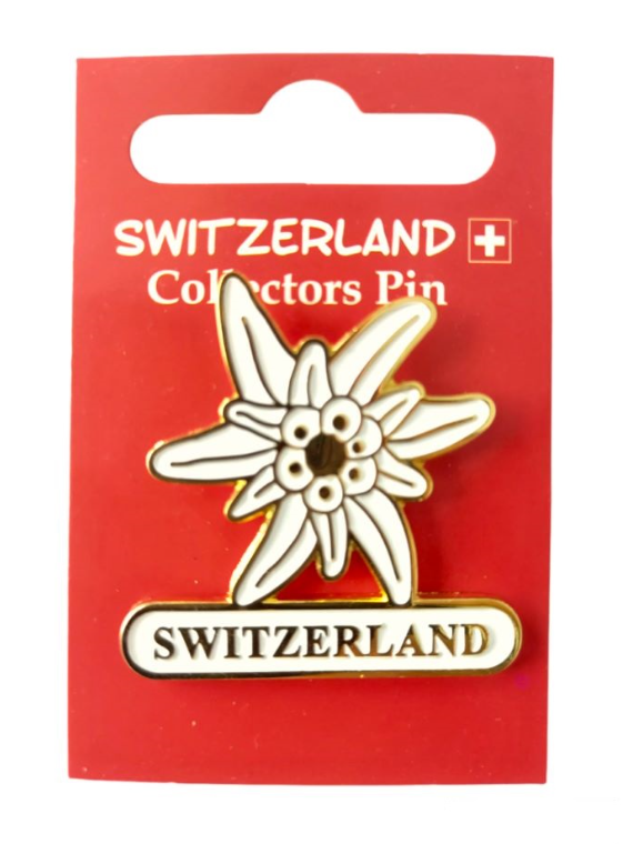 PIN EDELWEISS SWITZERLAND