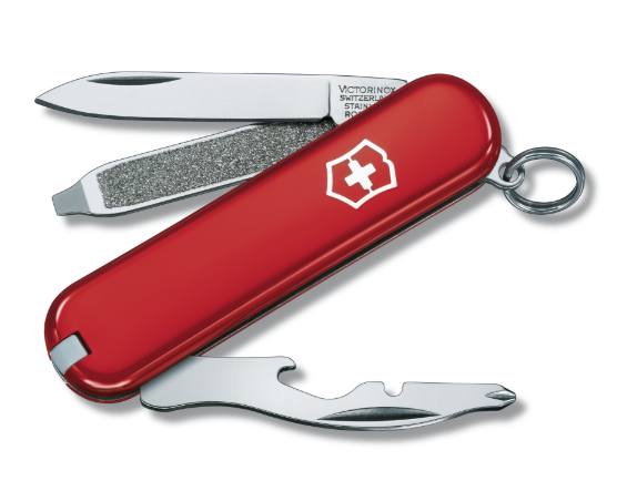 VICTORIOX SWISS KNIFE - Rally, 58 mm, rouge - 0.6163