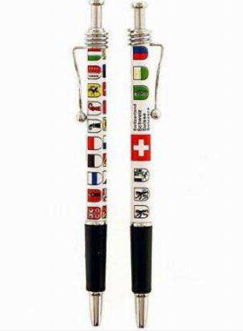 PEN  WITH FLAG CANTON -  72-1421