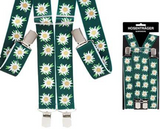 SUSPENDERS WITH DESIGN EDELWEISS
