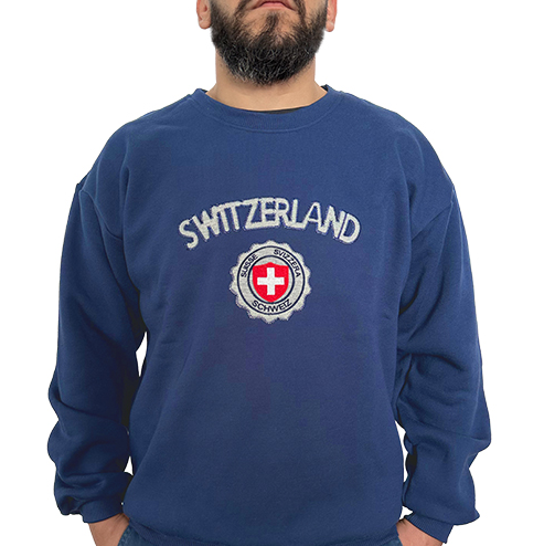 SWEATER BLUE SWITZERLAND M - 5426M