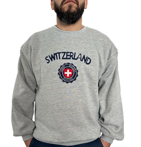 SWEATER GRAY SWITZERLAND XL - 5425XL