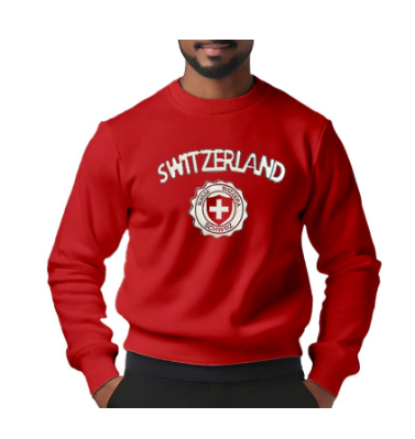 SWEATER WHITE SWITZERLAND XXL - 5418