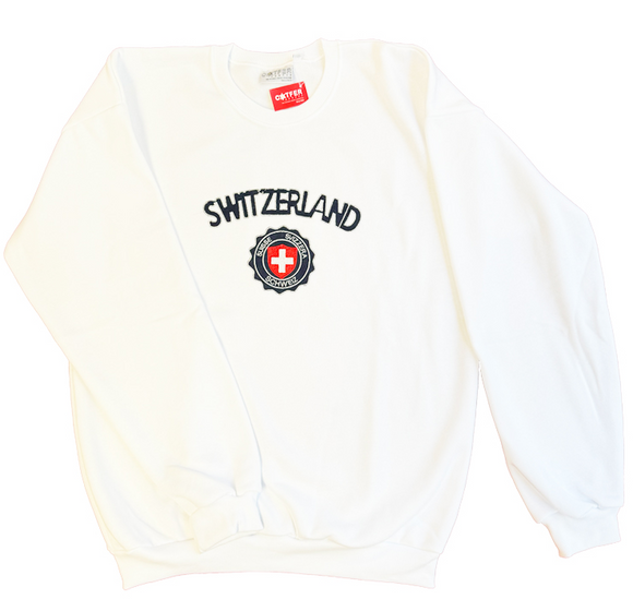 SWEATER WHITE SWITZERLAND XL - 5419XL