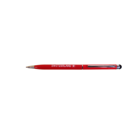 PEN - SWITZERLAND FLAG RED TOUCH SCREEN