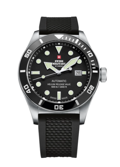 Swiss Military by chrono – Swiss Made Automatic Dive Watch 500M - SMA34075.06