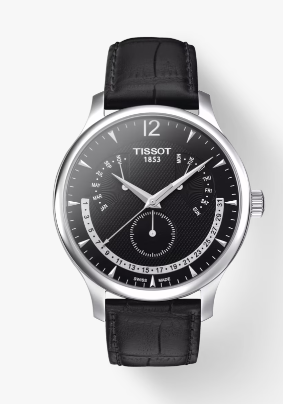 TISSOT TRADITION PERPETUAL CALENDAR T063.637.16.057.00 Swiss