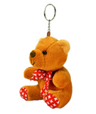 KEYCHAIN BEAR 10CM WITH SWISS CROSS SCARF
