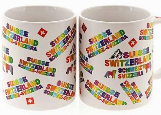 MUG SWITZERLAND MULTI-COULEURS 78-0131