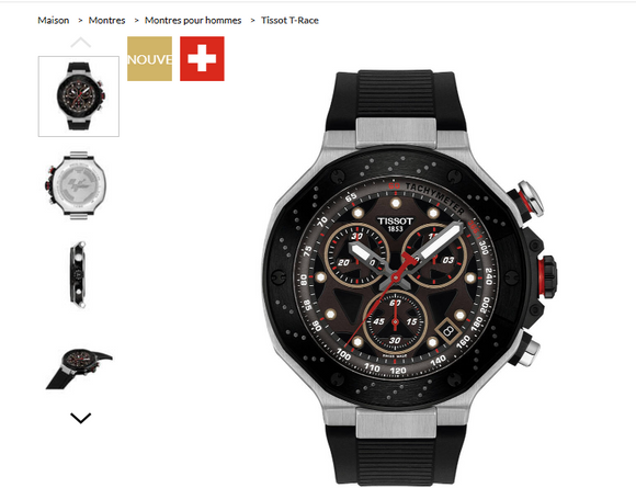 TISSOT - Tracer Chronographe MotoGP à quartz 45 mm- T141.417.27.081.00