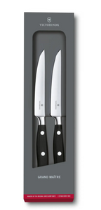 VICTORINOX GRAND MAITRE STEAK KNIFE SET STRAIGHT EDGE 7.7242.2