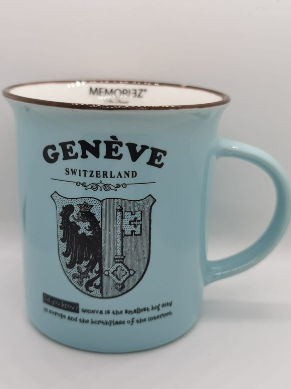 MUG MEMORIEZ LAND OF GENEVE – Swiss Souvenirs and Watches