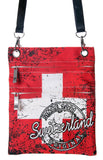 PASSPORT BAG RED 14.5 X 18 CM