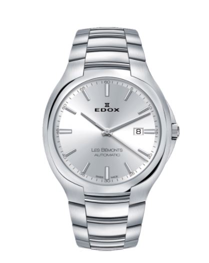 EDOX LES BÉMONTS ULTRA SLIM DATE AUTOMATIC 80114-3-AIN