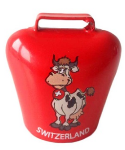 MAGNET BELL RED PRETTY COW  - 2.80 - 12