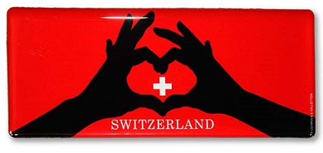 MAGNET PANORAMIC SWITZERLAND HEART