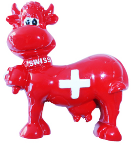 MAGNET PRETTY COW RED