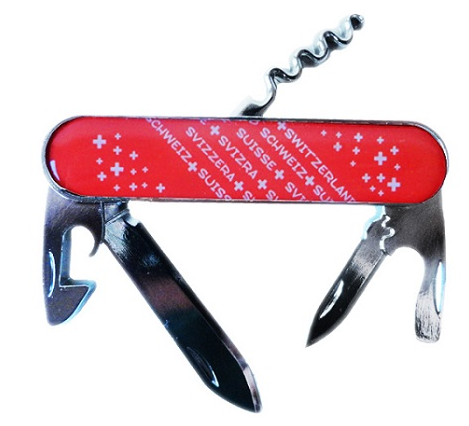 MAGNET SHAPE OF KNIFE RED CH